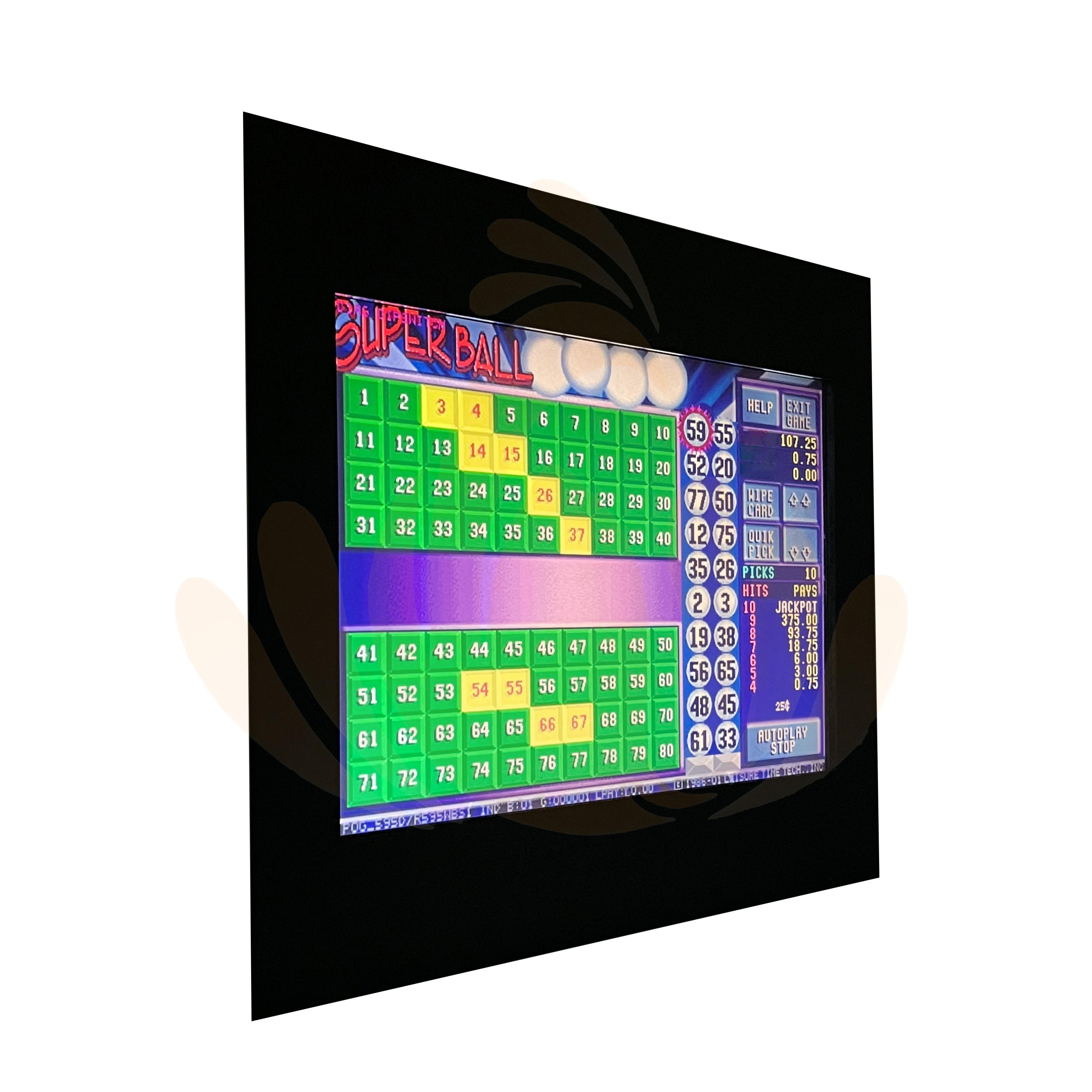 22 inch IR touch screen monitor skill machine