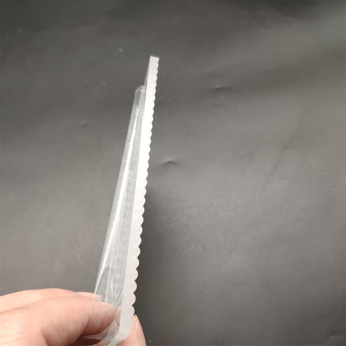 Clear acrylic sheet with Ribbed Texture