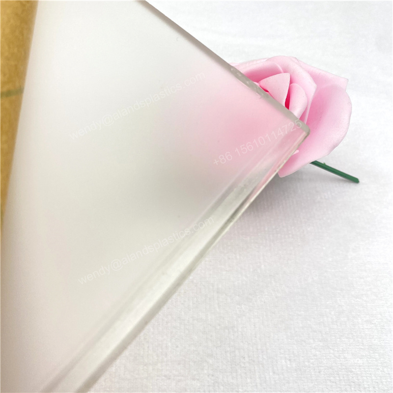 Alands acrylic board frosted cast acrylic sheet matte frosted glass cutting board