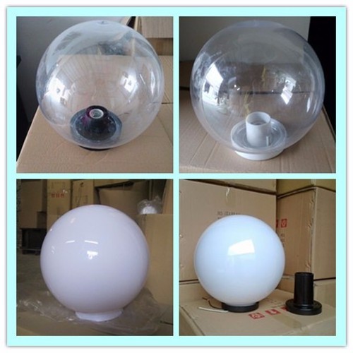 Acrylic plastic sphere High rigid covered acrylic bowl globe tag