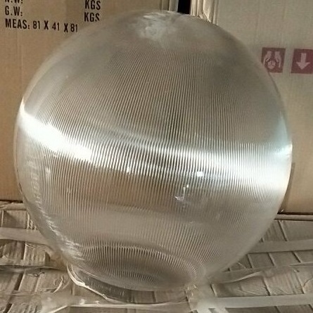 Acrylic plastic sphere High rigid covered acrylic bowl globe tag