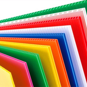 Color Corrugated Plastic Sheets 4x8/ PP Hollow Plastic Sheet