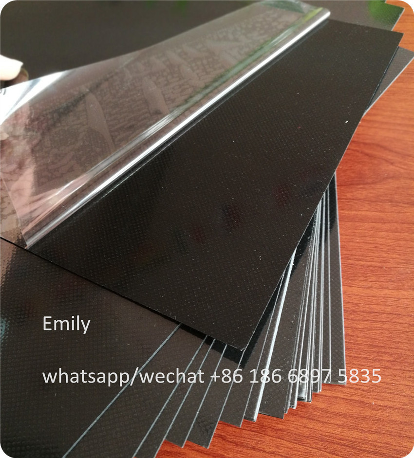 adhesive backed plastic photo album pvc sheet 1.5mm 1mm black pvc sheet