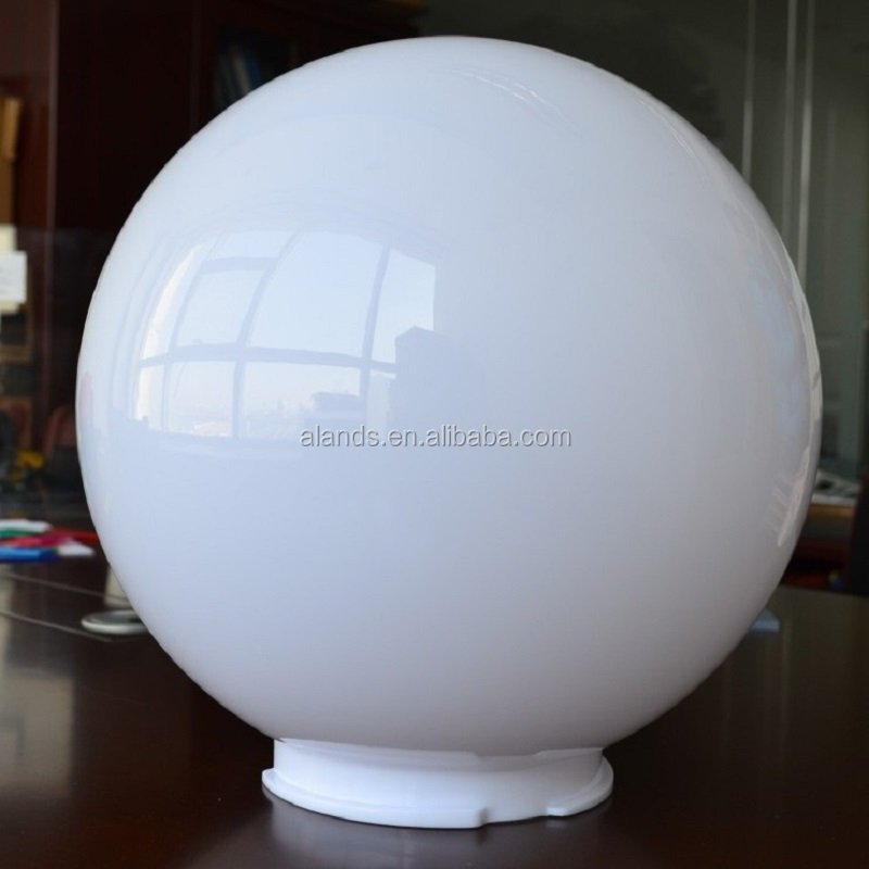 Acrylic plastic outdoor light cover Acrylic Sphere for lampshade clear white