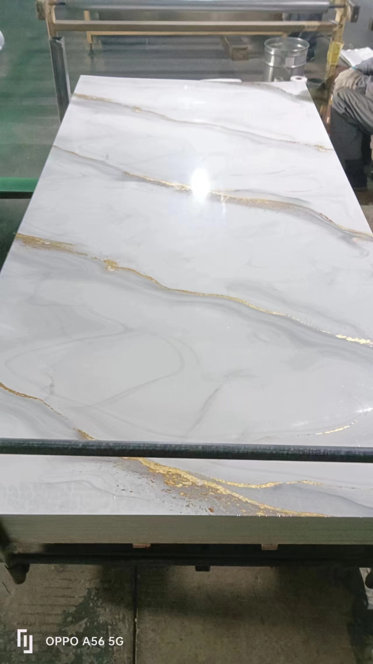 High-Quality glossy 4x8 3mm uv imitation  pvc marble type plastic sheet 6mm pvc marble wall panel board interior decoration