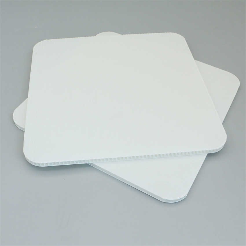 100% Pure Real Chinese Factory Custom Size Pp Sheet Polypropylene Punching Folding Plastic Sheet