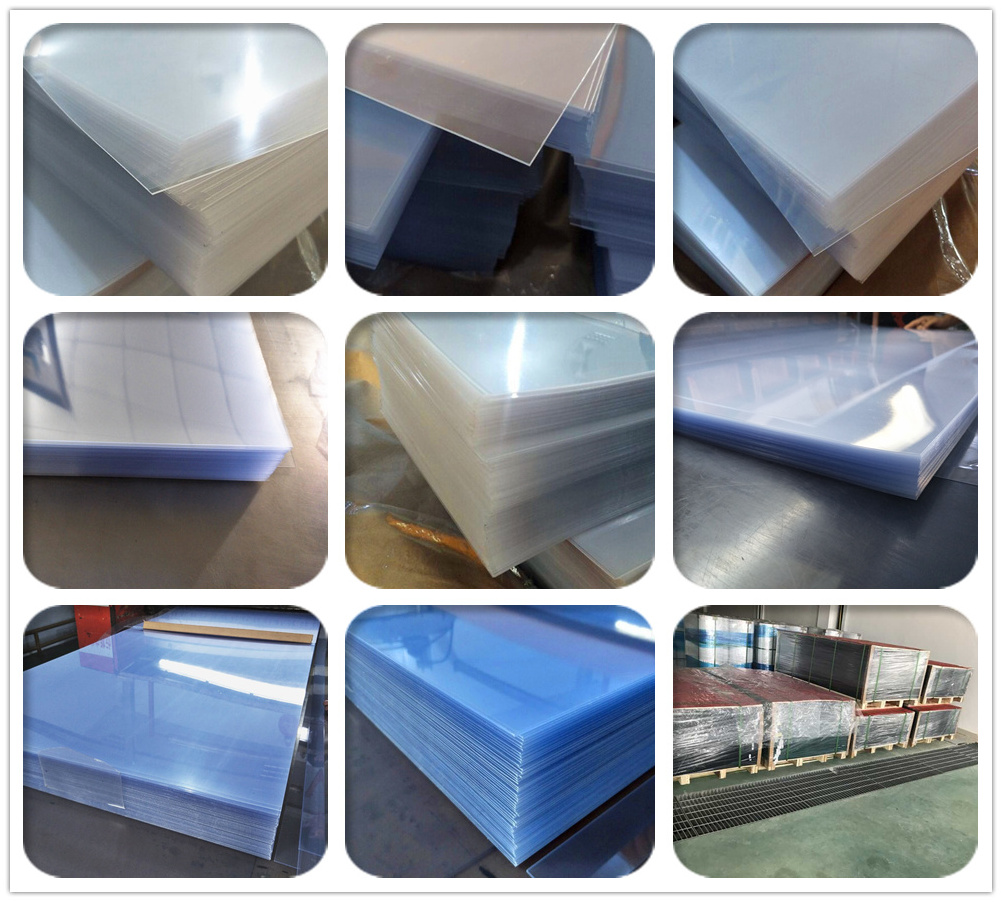 Thickness 1-30mm Rigid PVC Sheet High Density Solid Hard PVC Board Sheet