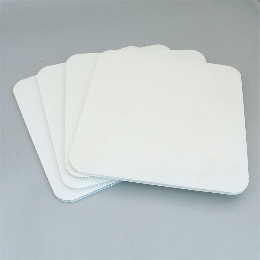 100% Pure Real Chinese Factory Custom Size Pp Sheet Polypropylene Punching Folding Plastic Sheet