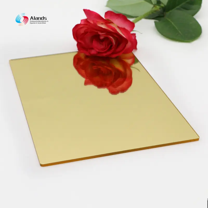 Alands 2mm acrylic mirror sheet/acrylic mirror wholesale/mirror gold acrylic sheet