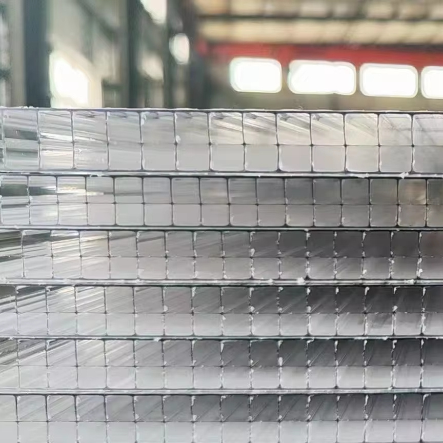 2100x5800mm 100% Virgin Corrugated Polycarbonate Plates PC hollow Sheet with UV protect for outdoor