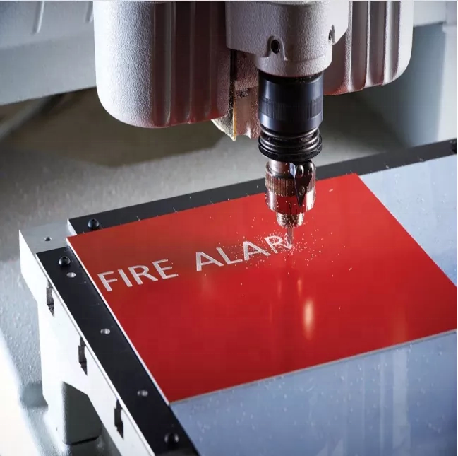 High Quality Laser CNC Engraving Abs Double Colour Plastic Sheet For Advertising