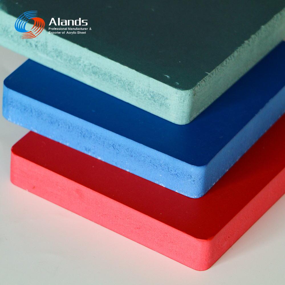 Alands 0.45g/cm3 0.55g/cm3 density PVC foam board 2mm 3mm 5mm 6mm PVC expanded celtex sheet