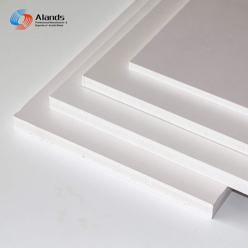 Alands 16mm pvc foam sheet pvc panel sheet 1220*2440mm pvc 20mm sheet