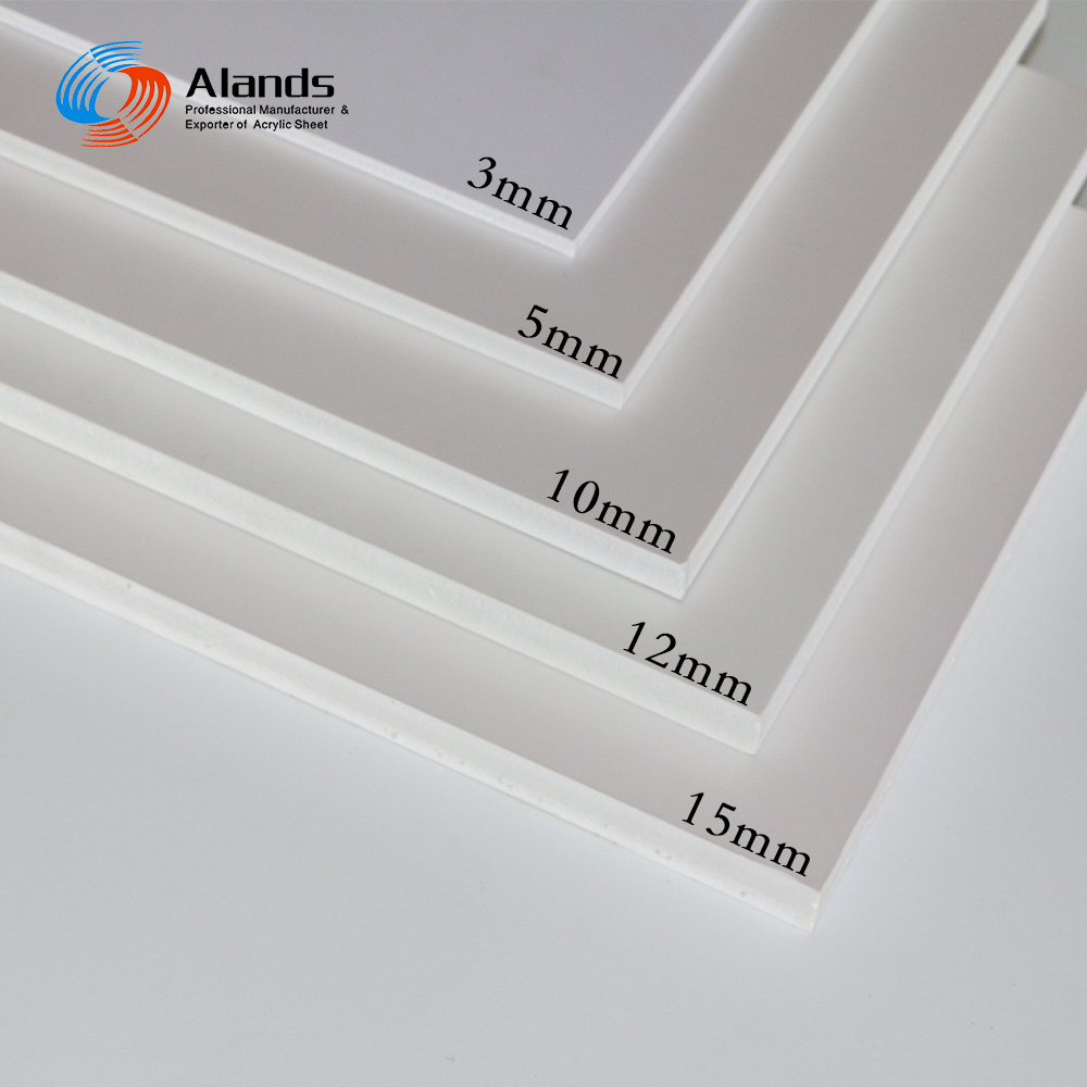 Alands 0.45g/cm3 0.55g/cm3 density PVC foam board 2mm 3mm 5mm 6mm PVC expanded celtex sheet