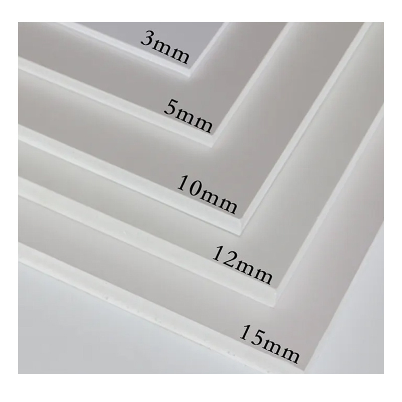 1/4inch 10mm 12mm 15mm 4*8 pvc construction foam board white and black density pvc foam board furniture