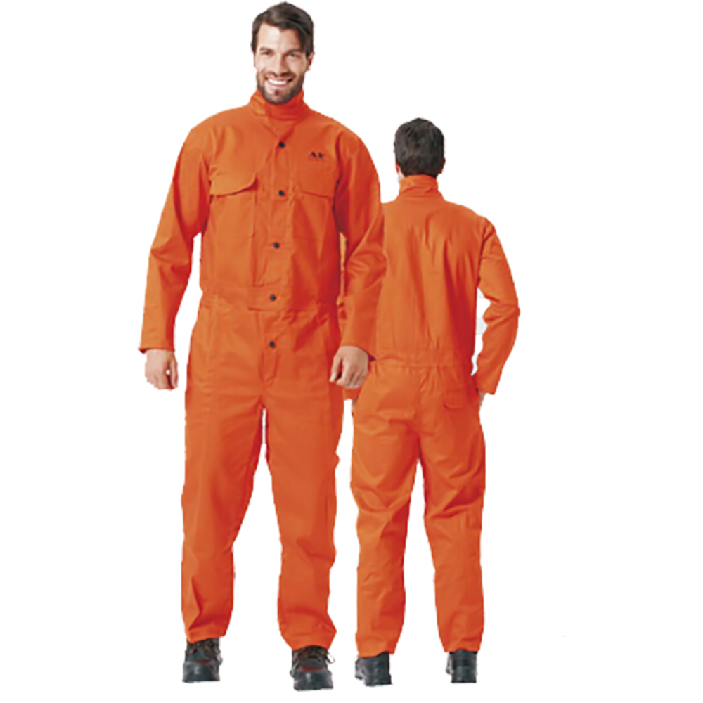 Fashion high durability orange red welder fire retardant suit