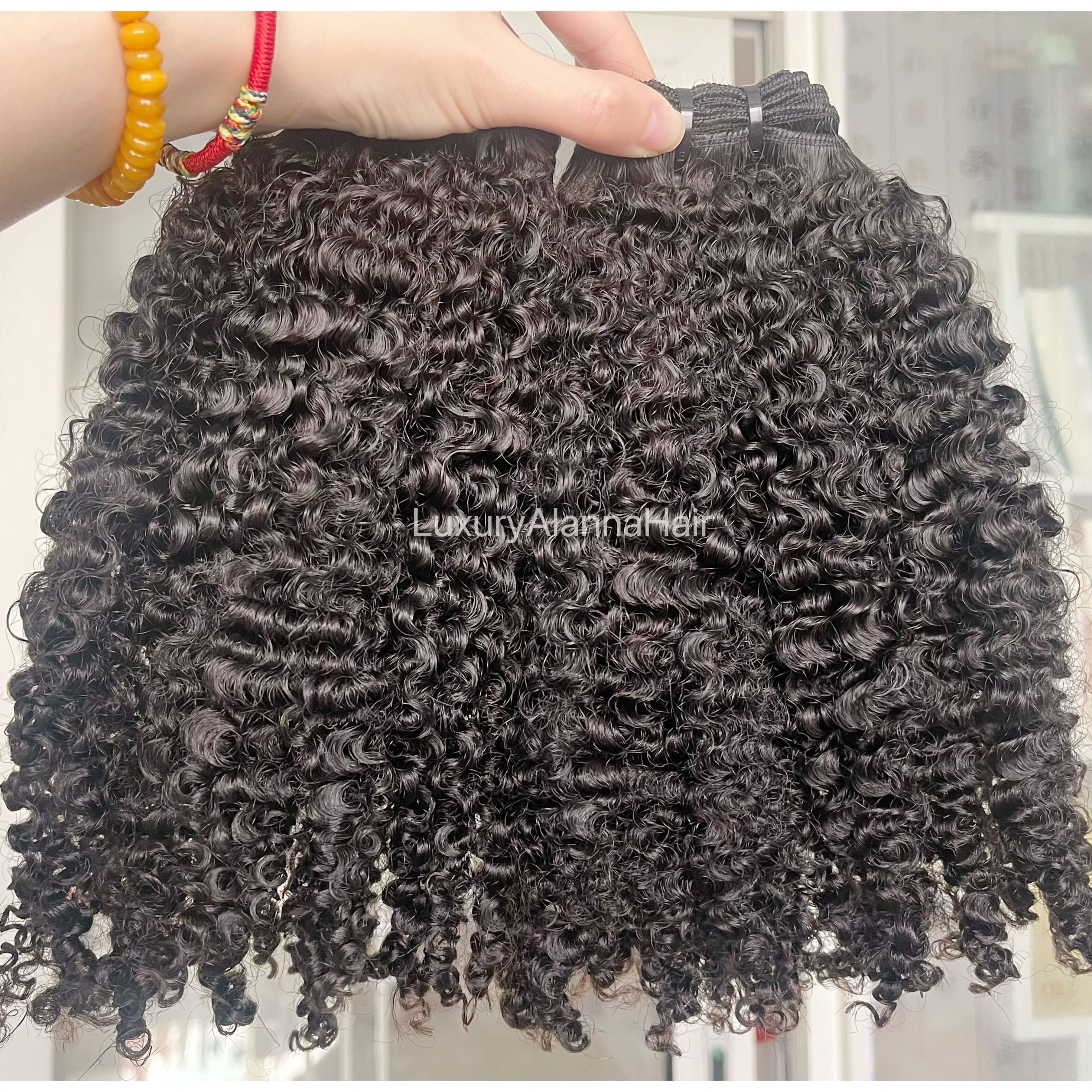 Hair Collection Cambodian Soft Kinky Curly And Cambodian Afro Soft kinky Curly Hair, 100% Raw Human Virgin Hair Weave Bundles