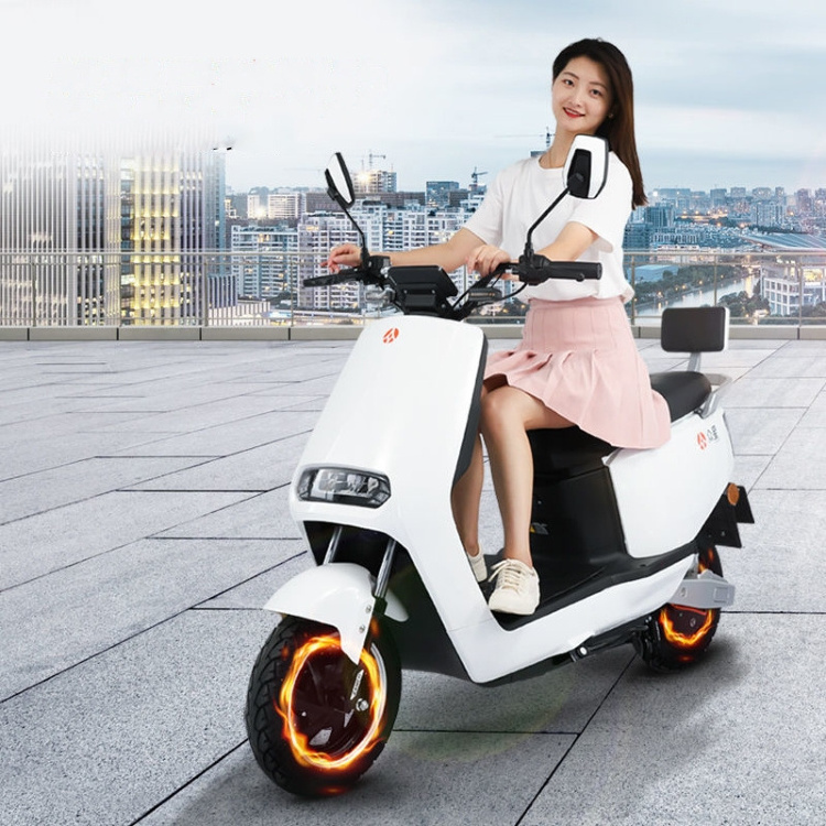 Wuxi Factory 48v 60v 800w 1000w 1200w adult electric motorcycle cheap scooter with pedal   e moped