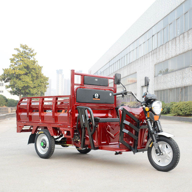 The most popular electric tricycle 1000w double drum brake electric motorcycle load capacity 400kg open cargo tricycle