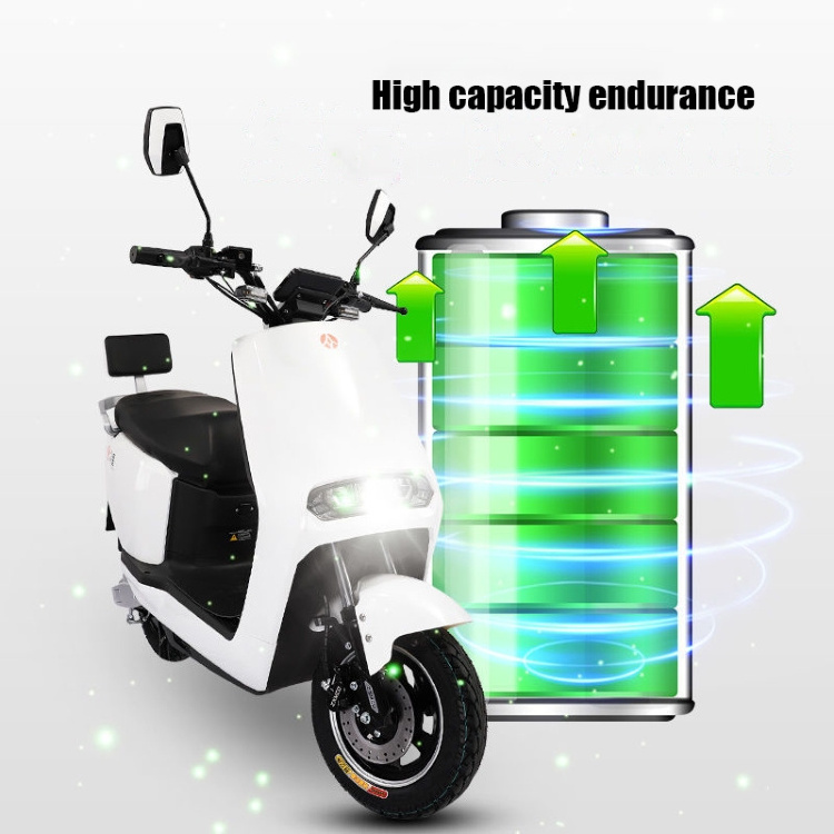 Wuxi Factory 48v 60v 800w 1000w 1200w adult electric motorcycle cheap scooter with pedal   e moped