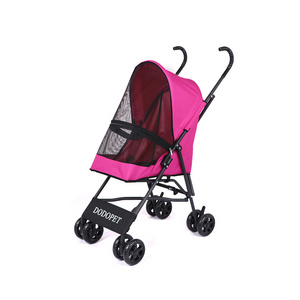 Factory wholesale hot sell customized luxury for large dogs carrier jogger beautiful detachable dog pet stroller buggy