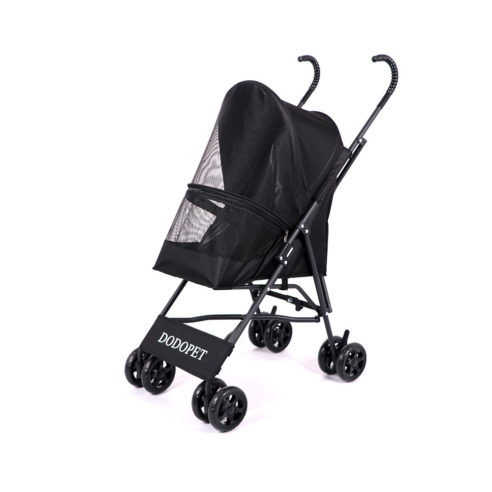 Factory wholesale hot sell customized luxury for large dogs carrier jogger beautiful detachable dog pet stroller buggy