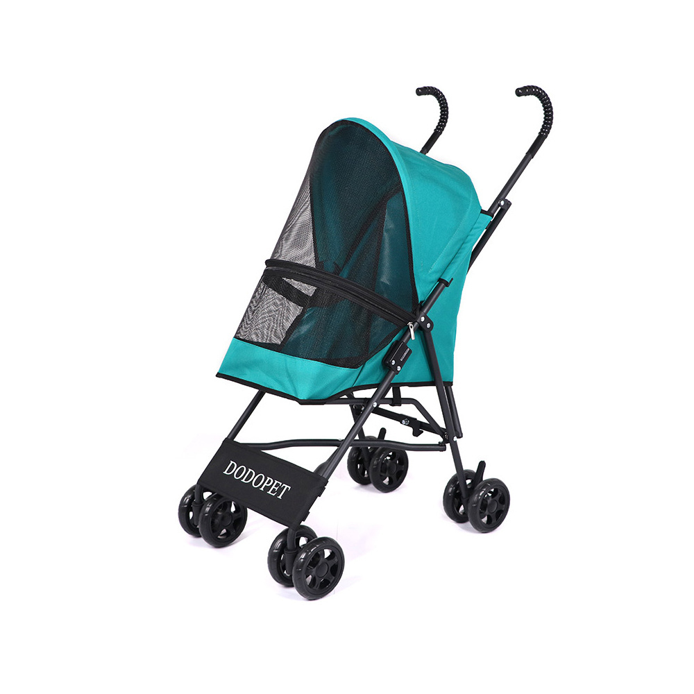 Factory wholesale hot sell customized luxury for large dogs carrier jogger beautiful detachable dog pet stroller buggy