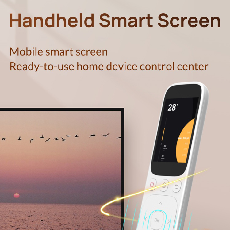 New arrival portable gateway tuya smart home automation smart handheld touch screen gateway remote control via Smartlife APP