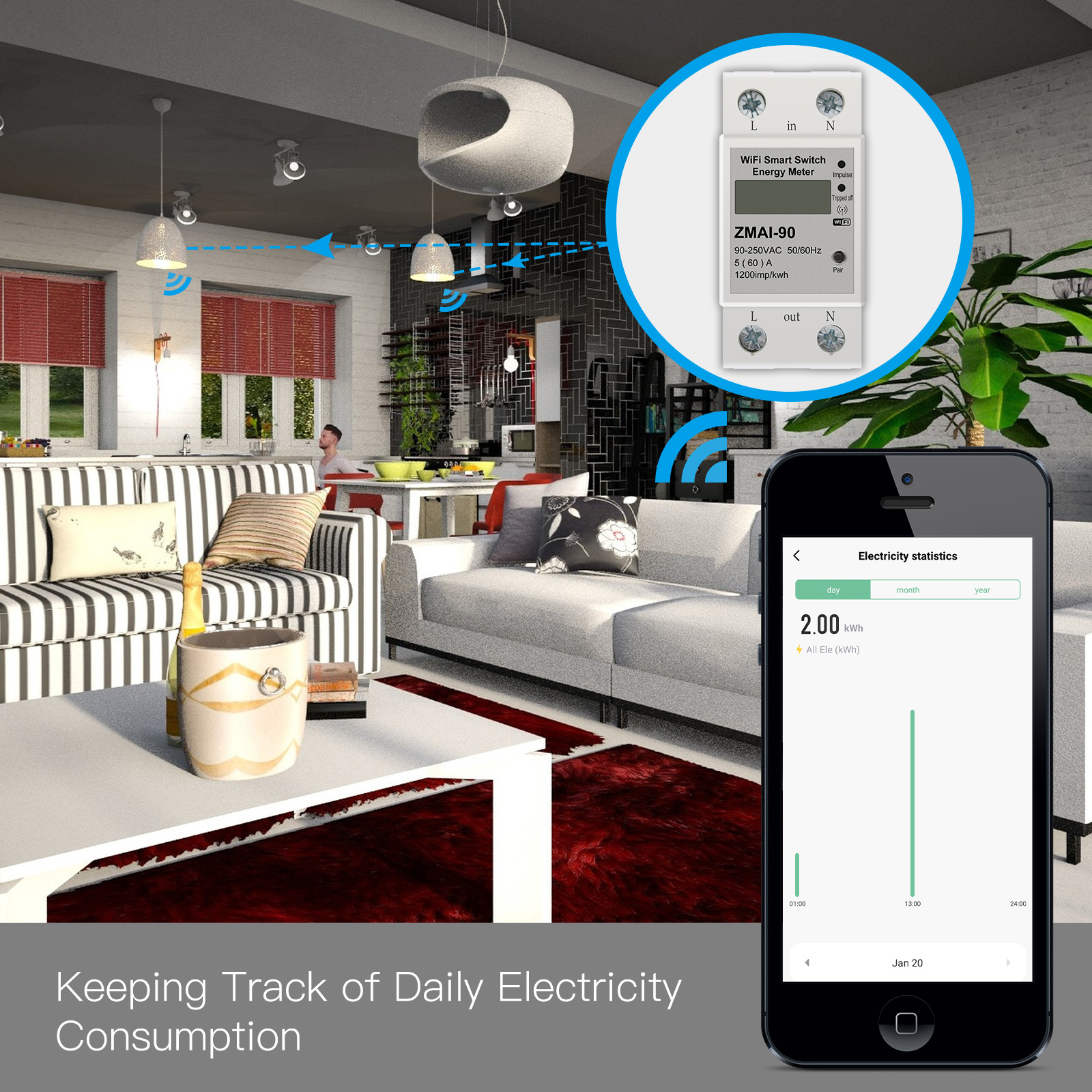 2022 wifi based smart keypad prepaid meter digital electricity electronic energy meter with real-time view of electricity consum