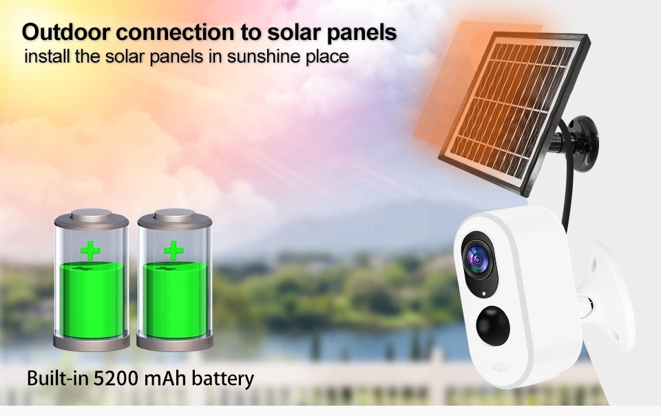 2023 new trend solar powered outdoor camera 4G mini camera 1080P small 4G camera with solar panel support European version.