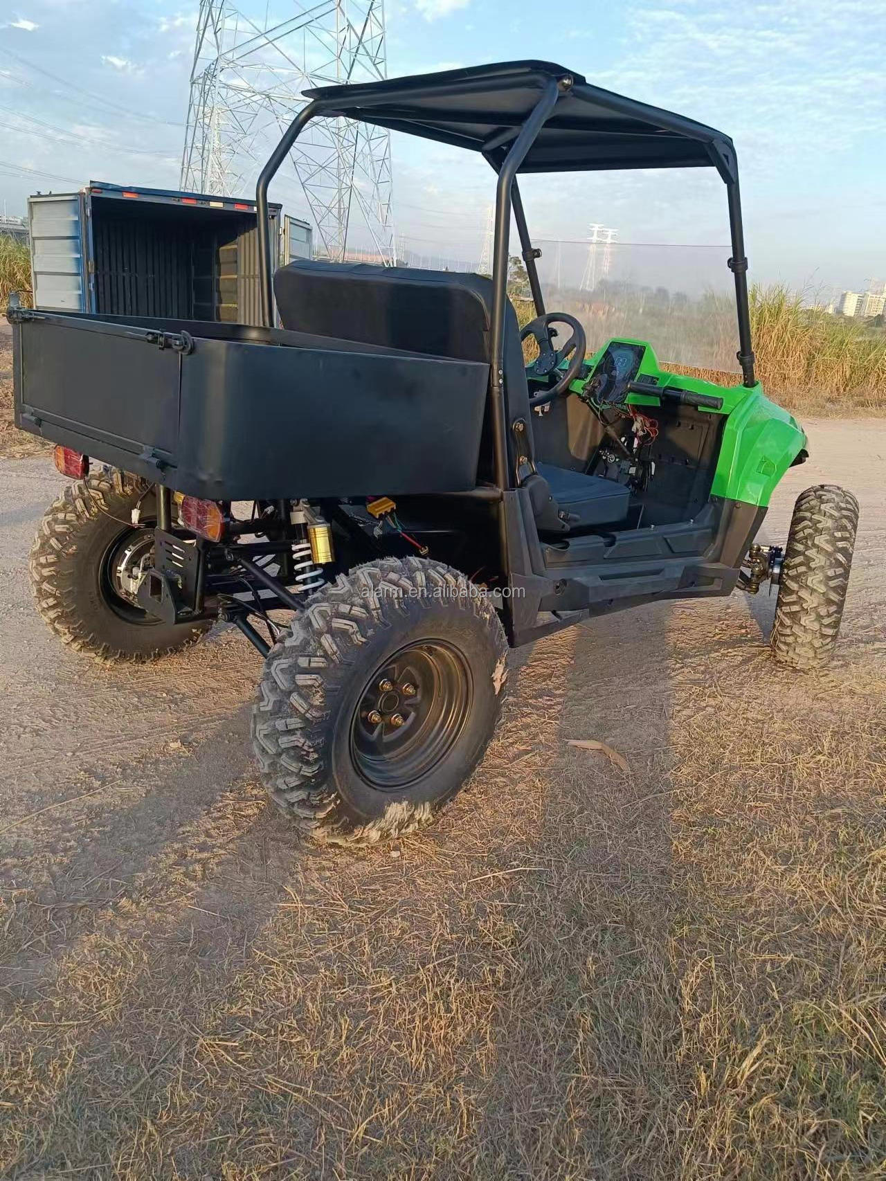 Power 20KW motor electrical atv utv for adult all terrain utility car