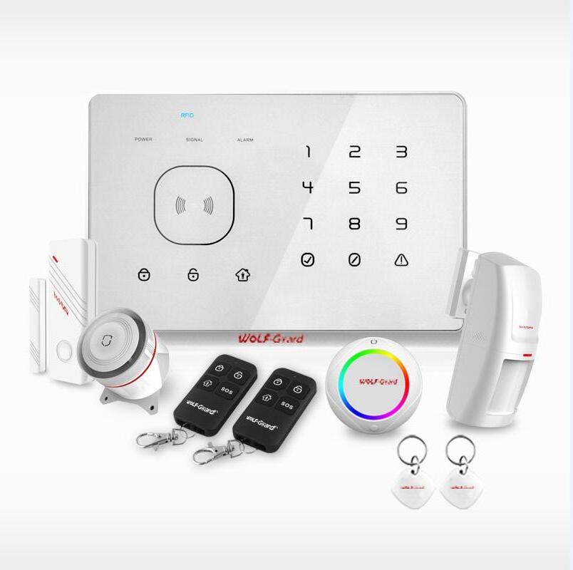 New home security alarm WIFI GSM 3G wireless complete home security alert