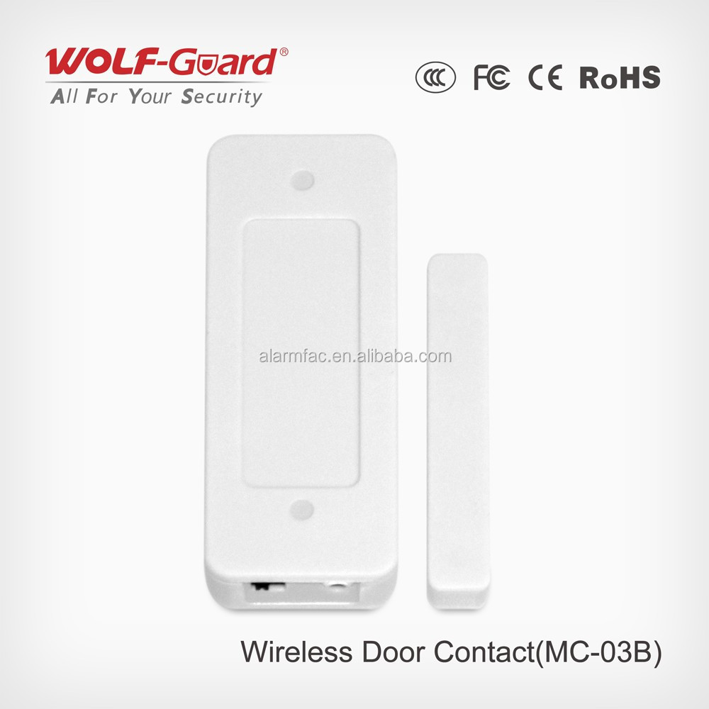 wolf-guard wireless Multi-function Automatic Magnetic Door Window Contact Switch /Alarm Sensor for Intruder Alarm mc-03c