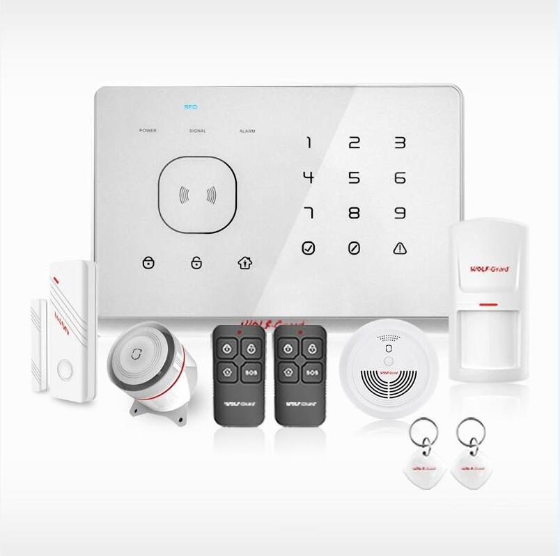 New home security alarm WIFI GSM 3G wireless complete home security alert