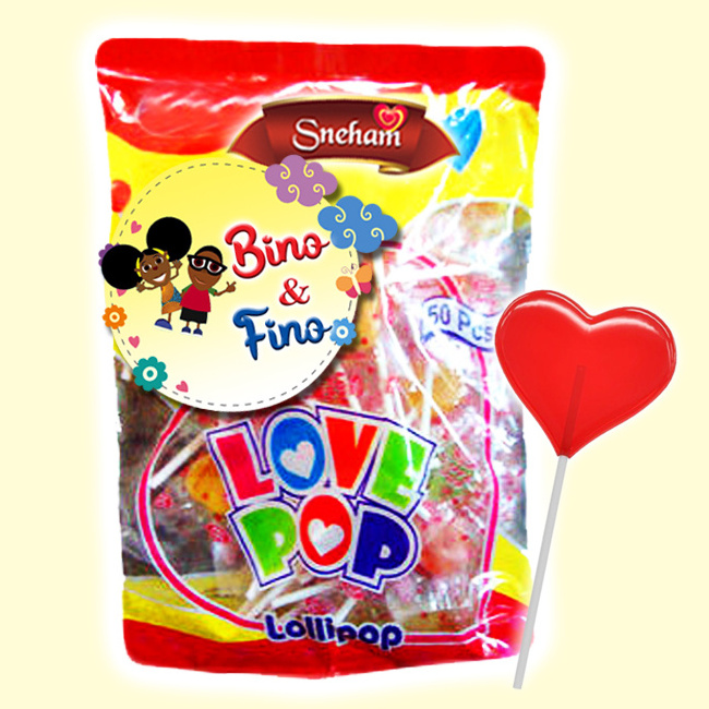 Lollipop candy of 8 gram which are available in multiple flavors and different size from India in pouch packaging