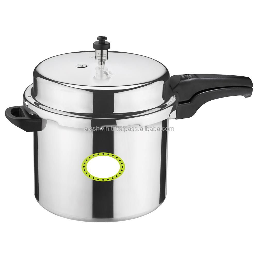 Premium Quality Aluminum Pressure Cooker are typically more affordable than stainless steel are equipped with safety features