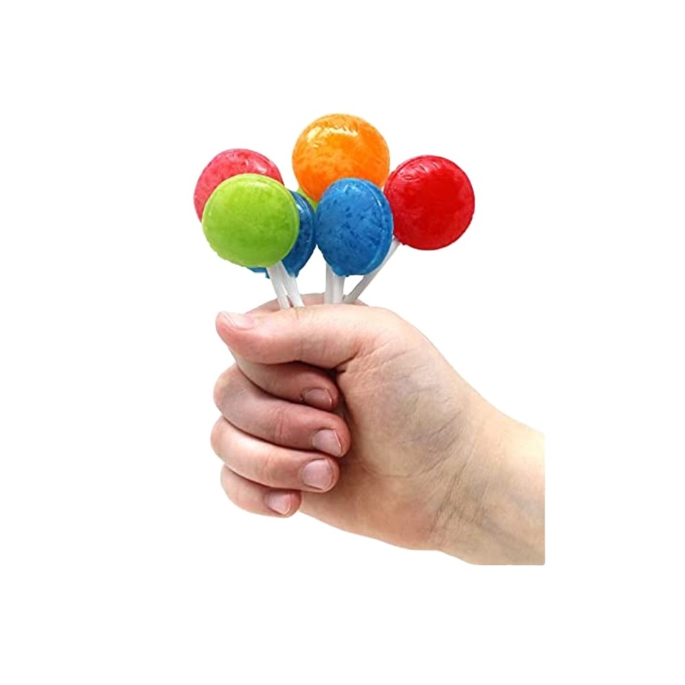 High Selling Yummy  Fruit  flavor 10g Lollipop Candy Sweet confectionery Multicoloured Hard Candy Round Flat Lollipop