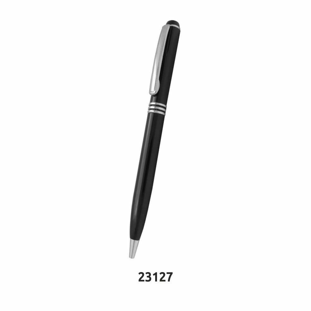 Premium Quality Chanakya Steel GT Pen  with a steel barrel and a rollerball writing mechanism designed for a smooth writing