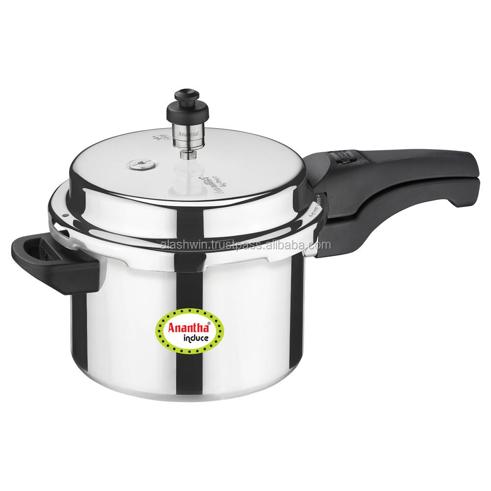 Safety 7.5 Litre Pressure Cooker which is light in weight and timely cooking and colour coating available from India