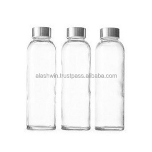 High Quality Glass Water Bottles  with a sleek and stylish design and a wide opening for easy filling and cleaning.