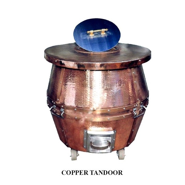 High quality copper tandoor export from India garden supplies pizza oven outdoor kitchen electric lighter grill