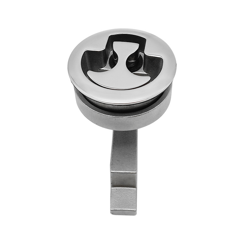 Marine Floor Buckle Hatch Latch 316 Stainless Steel Boat Turning Lock With Flush Lift Handle