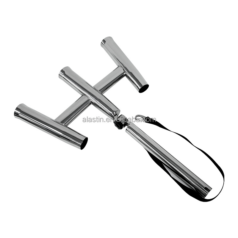 Stainless Steel Trident Fishing Rod Holder Adjustable Outrigger Rod Holder