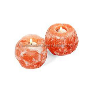 100% Handcrafted Himalayan Natural Salt Tea Light For Home and Pool Decoration and best gift for your loved ones