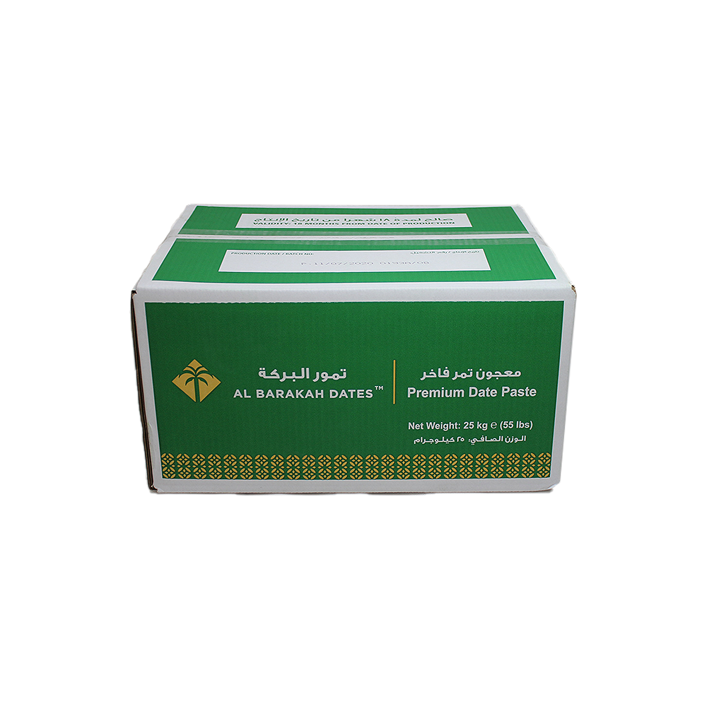 Al Barakah Dates Premium 100% Natural Date Paste  25KG for Wholesale  A Versatile and Healthy Ingredient for Your Kitchen