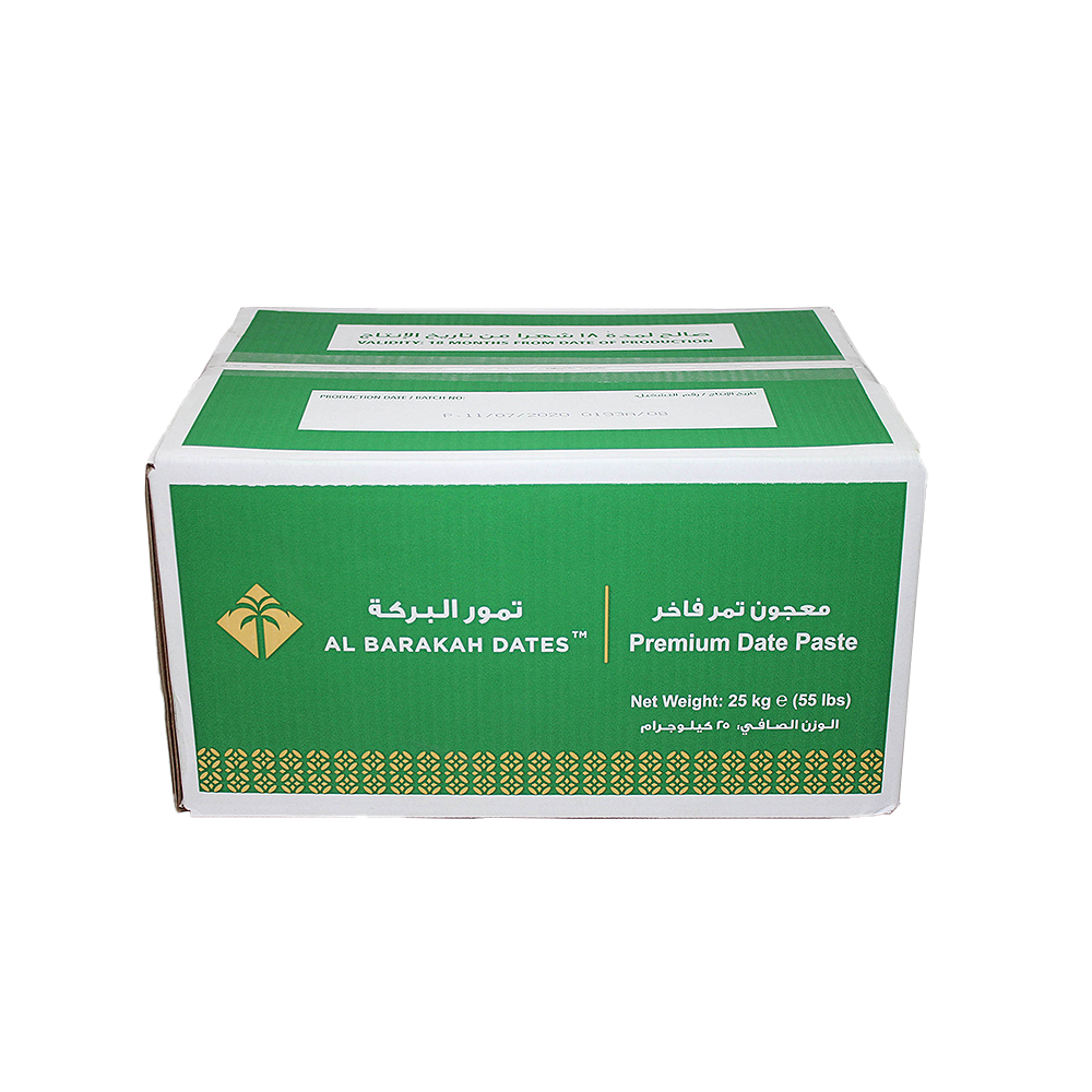 Al Barakah Dates Premium 100% Natural Date Paste  25KG for Wholesale  A Versatile and Healthy Ingredient for Your Kitchen