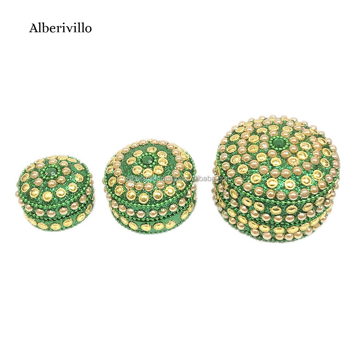 Wholesale Christmas Gift Celebration Decorative Home Decor Indian Trinket Box Jewelry Packaging Pill Boxes