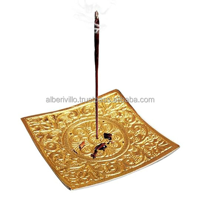 Affordable Brass Incense Burner Stick Holder Modern Ash Catcher  with Natural Pattern with High Quality