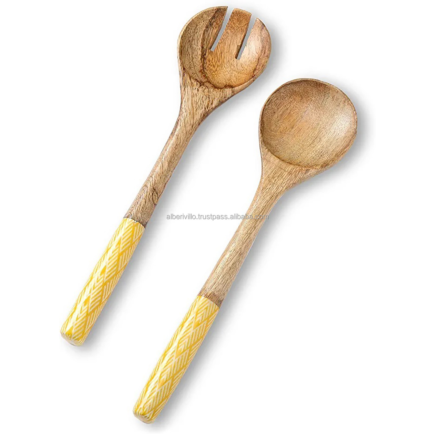 Wooden Food Cooking Utensils Wood Flatware Kitchen Decor Cooking Wood Serving Spoon From India