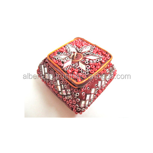 Indian Decorative Trinket Set Wholesale Jaipuri Jewelry Box Women Personal Usage Metal Box Gift Packaging Boxes